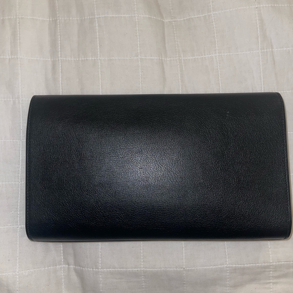 Black authentic YSL clutch with duster bag. - Picture 6 of 8